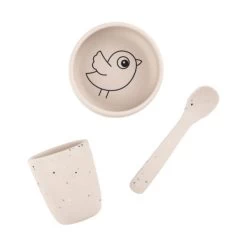 Done By Deer Silicone First Meal Set Birdee Sand 1529819 -Babywelt Verkauf 1529819 11 b742