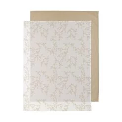 Meyco Branches Bettlaken 100 X 150 Cm Sand 2 Stück