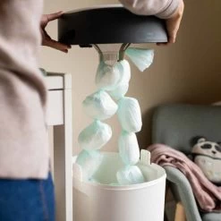 Tommee Tippee Twist & Click XL Windeleimer Weiß/Grau -Babywelt Verkauf 5010415350145 6 836e