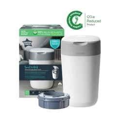 Tommee Tippee Twist & Click Windeleimer Cotton White