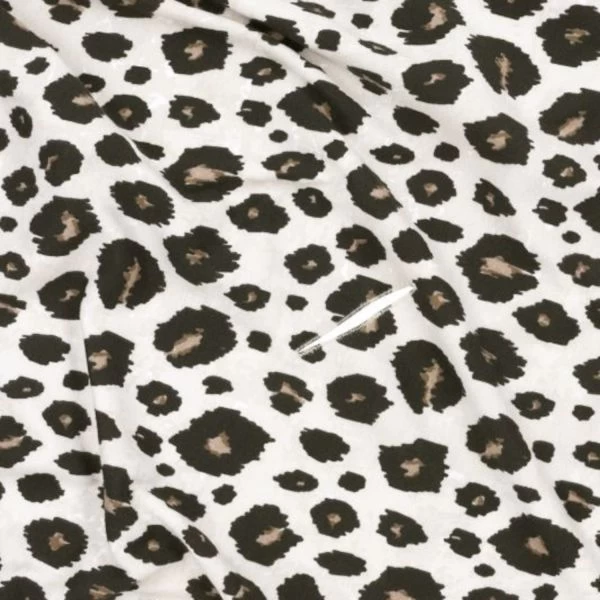 Meyco Leopard Badecape Sand Melange 2 Meyco Leopard Badecape Sand Melange – Bild 2