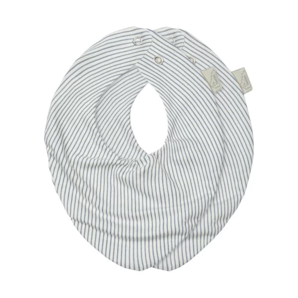 Cam Cam Copenhagen Bandana Bib, Jersey, 2-Pack - GOTS Classic Stripes Blue 921-P85-000-WW 1 Cam Cam Copenhagen Bandana Bib, Jersey, 2-Pack - GOTS Classic Stripes Blue 921-P85-000-WW
