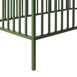 Europe Baby Babybett 60x120 Liam II Dark Green 7 Europe Baby Babybett 60x120 Liam II Dark Green -Babywelt Verkauf Liam ledikant groen detail1 7101