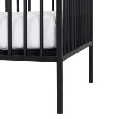 Europe Baby Babybett 60x120 Liam II Black 7 Europe Baby Babybett 60x120 Liam II Black -Babywelt Verkauf Liam ledikant zwart detail1 761c