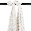 Meyco Swaddle Pucktuch- Dot Stripe - Sand - 2 Stück
