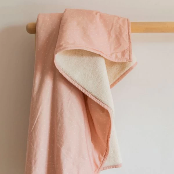 Mies & Co Adorable Dots Teddy Babydecke 70 X 100 Cm Sweet Pink – Bild 2
