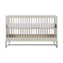 Kidsmill Modular 2 Babybett Matt Oatmeal - Schwarz - 70 X 140 Cm