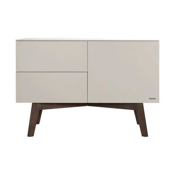 Kidsmill Sixties Babyzimmer Oatmeal / Walnuß | Kommode + Schrank 2-Türig 2 Kidsmill Sixties Babyzimmer Oatmeal / Walnuß | Kommode + Schrank 2-Türig – Bild 2