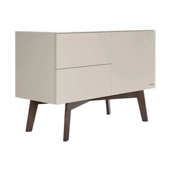 Kidsmill Sixties Babyzimmer Oatmeal / Walnuß | Kommode + Schrank 2-Türig 3 Kidsmill Sixties Babyzimmer Oatmeal / Walnuß | Kommode + Schrank 2-Türig – Bild 3