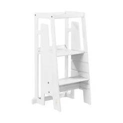 Tuki Lernturm- Holz- Weiß -Babywelt Verkauf Tuki Leertoren White 2 73c6