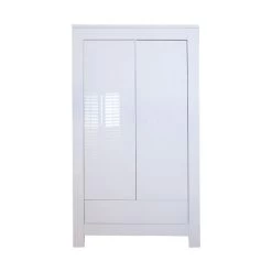 Kidsmill Alaska Kleiderschrank 2-türig Hochglanzweiß