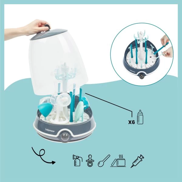 Babymoov Turbo Steam+ 2-in-1-Sterilisator 5 Babymoov Turbo Steam+ 2-in-1-Sterilisator – Bild 5