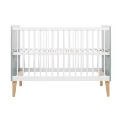 Bopita Emma Babybett Weiß / Grau 60 X 120 Cm -Babywelt Verkauf bopita emma babybed wit grijs 60 x 120 cm 8242