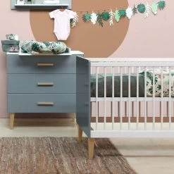 Bopita Emma Babybett Weiß / Grau 60 X 120 Cm -Babywelt Verkauf bopita emma commode sfeer 365f