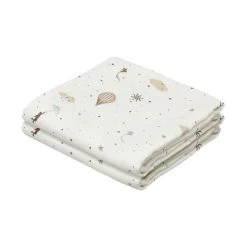 Cam Cam Copenhagen Muslin Cloth, Printed, 2-pack - GOTS Butterflies 507-P87-000-WW