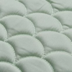 Cam Cam Copenhagen Changing Mat, Quilted - OCS Green Leaves 301-P76-000-WW -Babywelt Verkauf cam cam copenhagen green leaves verschoningsmatje 2 ff80