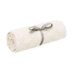 Cam Cam Copenhagen Leaf Knit Natural 80 X 100 Cm