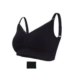 Carriwell Still-BH Bio-Baumwolle Schwarz