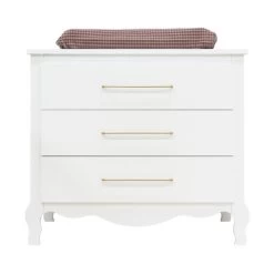 Bopita Elena Kommode Weiß -Babywelt Verkauf commode met 3 laden elena wit 3 824b