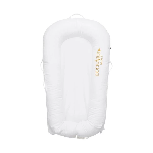 DockATot Deluxe+ Cover Pristine White 1 DockATot Deluxe+ Cover Pristine White