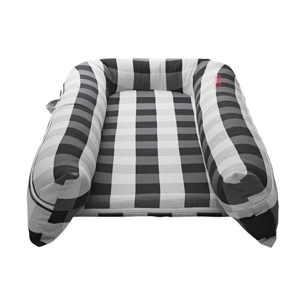 DockATot Grand Cover Charcoal Plaid 2 DockATot Grand Cover Charcoal Plaid – Bild 2