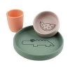 Done By Deer Silicone Dinner Set Confetti Powder 1539841