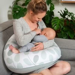 Doomoo Buddy Leaves Stillkissen -Babywelt Verkauf doomoo buddy leaves voedingskussen aqua green 3 38ec