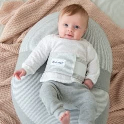 Doomoo Classic Relax Bezug Grau -Babywelt Verkauf doomoo classic relax hoes grey 3 9607