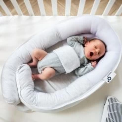 Doomoo Chine Cocoon Babynest White -Babywelt Verkauf doomoo cocoon babynestje chine white 0813