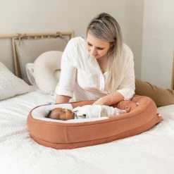 Doomoo Cocoon Tetra Babynestchen Terracotta -Babywelt Verkauf doomoo lifestyle cocoon co11 292b