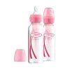 Dr. Brown's Dr.Browns Standaardfles Roze 250ml Duo-pack