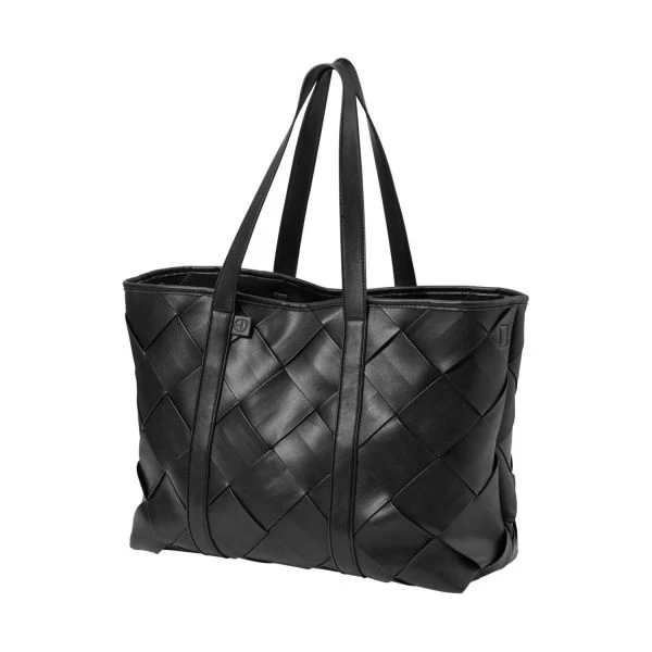 Elodie Details Tote Braided Leather Wickeltasche Black 1 Elodie Details Tote Braided Leather Wickeltasche Black