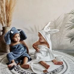 Elodie Details Bunny Badecape -Babywelt Verkauf elodie details vanilla white bunny badcape 1 4486