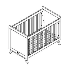 Bopita Fenna Babybett Weiß / Naturbelassen 60 X 120 Cm -Babywelt Verkauf fenna babybed tekening 6f94
