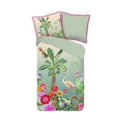 Overtrek 140x200/220 Cm 8070 Botanica Groen