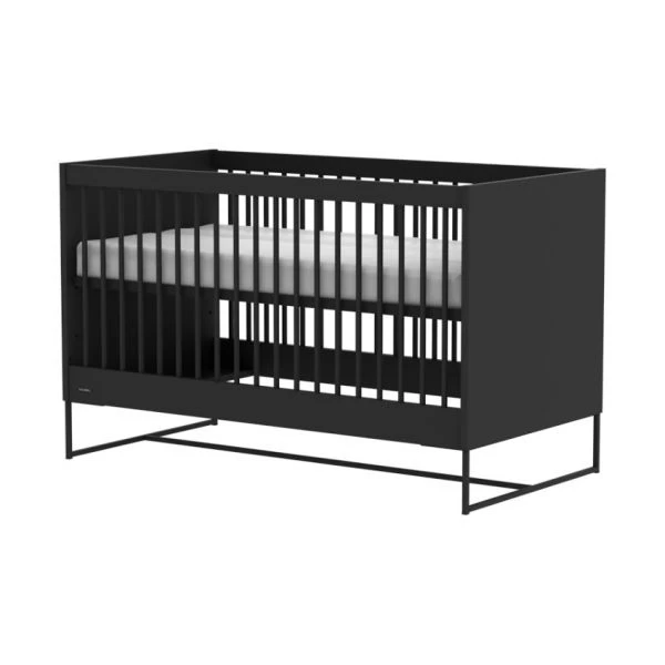 Kidsmill Modular 2 Babybett Mattschwarz – Schwarz – 70 X 140 Cm 1 Kidsmill Modular 2 Babybett Mattschwarz – Schwarz – 70 X 140 Cm