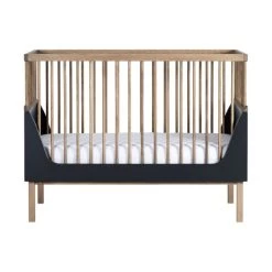 Kidsmill Sepp Kinderbett Anthrazit / Buche 70 X 140 Cm
