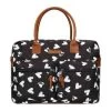 Diaper Bag Kidzroom Black & White Black/Heart