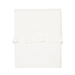 Koeka Ruffle Bettlaken Warm White 110 X 140 Cm