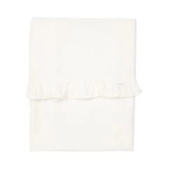 Koeka Ruffle Babylaken Warm White 80 X 100 Cm