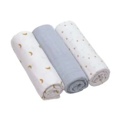 LÄSSIG Laessig Adventure Swaddle 3 Stück