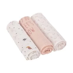 LÄSSIG Laessig Garden Explorer Swaddle 3 Stück