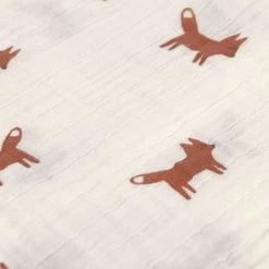 LÄSSIG Laessig Little Forest Fox Wickeltuch 3 Stück -Babywelt Verkauf laessig little forest fox swaddle 3 stuks 2 7373
