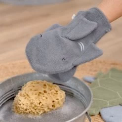 LÄSSIG Laessig Shark Waschlappen -Babywelt Verkauf laessig shark washandje 4 91bc