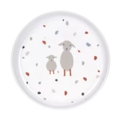 LÄSSIG Laessig Tiny Farmer Sheep / Goose Teller -Babywelt Verkauf laessig tiny farmer sheep goose bord 7a2f