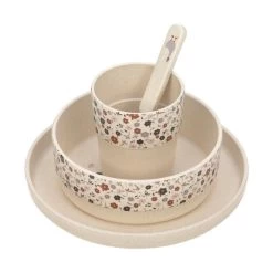 LÄSSIG Laessig Tiny Farmer Sheep / Goose Geschirrset Beige -Babywelt Verkauf laessig tiny farmer sheep goose dinerset naturel b0da