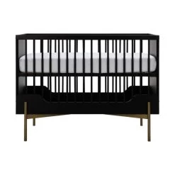 Kidsmill Boutique Babybett Schwarz / Brass 60 X 120 Cm
