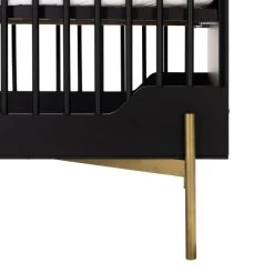 Kidsmill Boutique Babybett Schwarz / Brass 60 X 120 Cm 8 Kidsmill Boutique Babybett Schwarz / Brass 60 X 120 Cm -Babywelt Verkauf ledikant boutique detail 1 3 4ec4