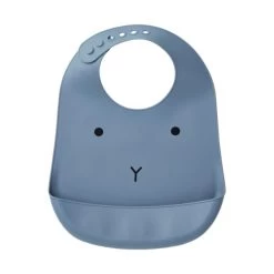 Liewood Tilda Silicone Bib - 2 Pack 0138 Rabbit Blue Wave LW12711