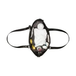 Little Company Paris Schlangenleder-Wickeltasche Schwarz -Babywelt Verkauf little company paris snake luiertas zwart 3 eef4